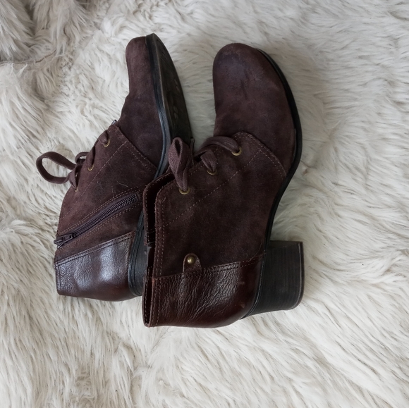 Combat boots leather - ankle boots with laces - Picture 15 of 16